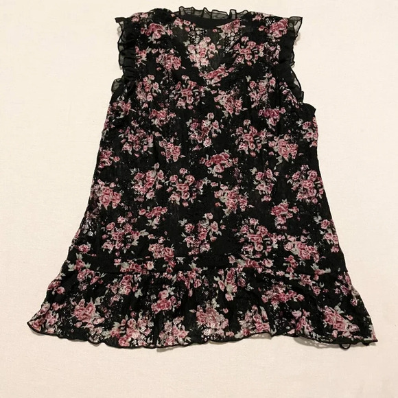 Costa Blanca Floral Top Womens Size Large - Picture 11 of 15